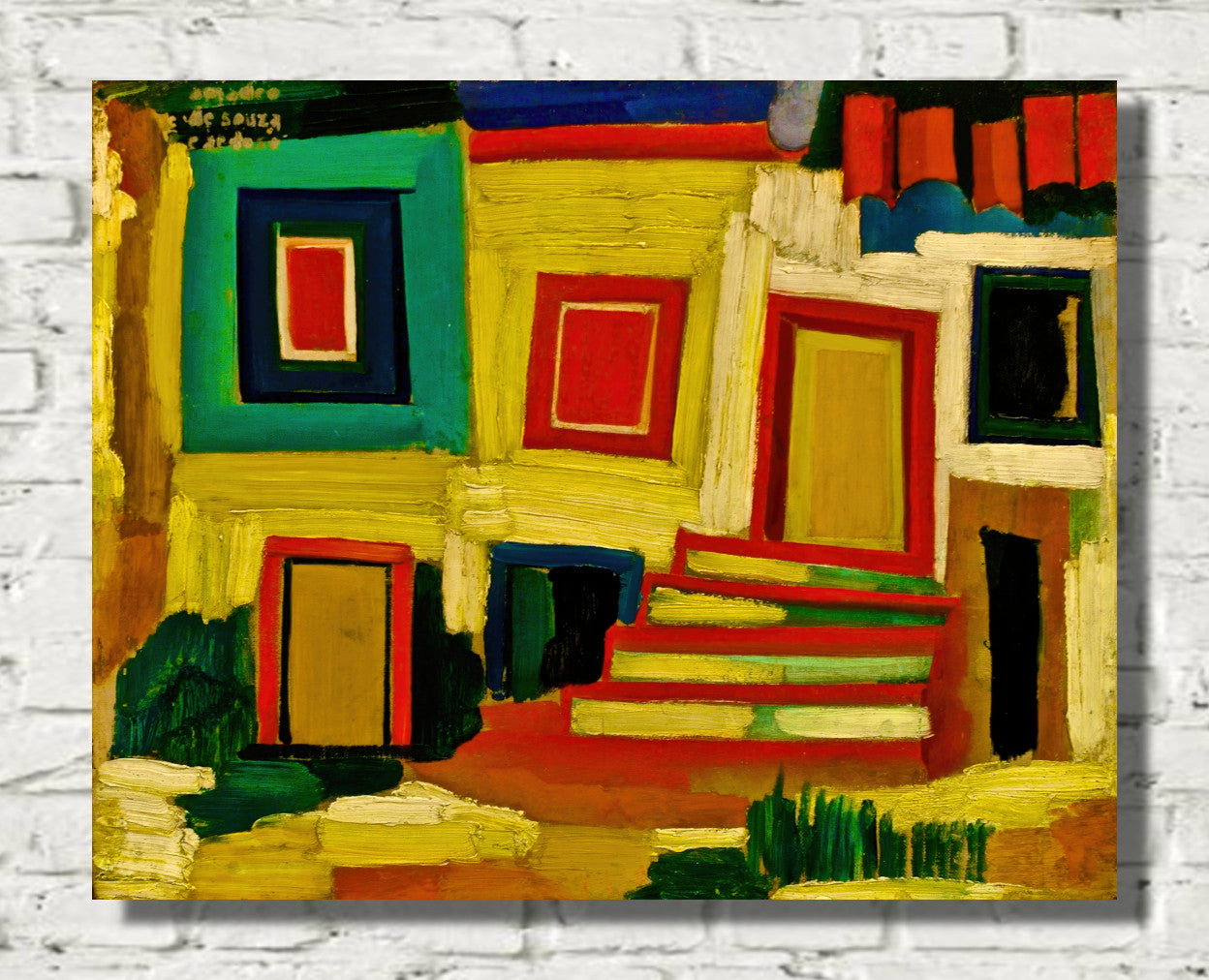 The little bright house – Landscape (1915) by Amadeo de Souza Cardoso