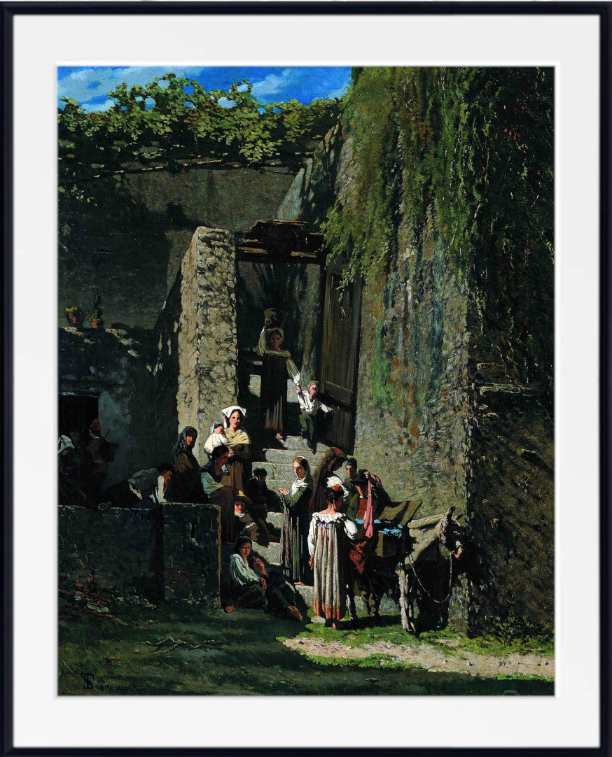 The merchant of La Spezia by Telemaco Signorini
