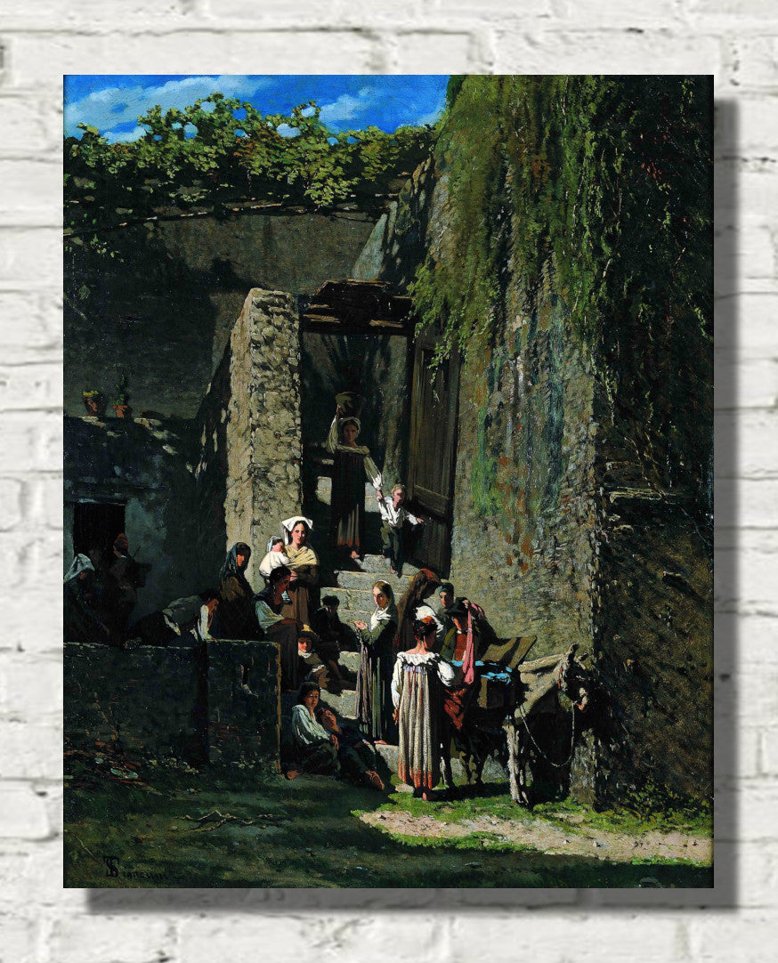The merchant of La Spezia by Telemaco Signorini