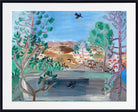The reservoir at Golfe-Juan, with the bird (1927) by Raoul Dufy