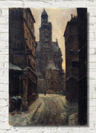 Germain Bonneton Print, The street of Montagne-Saint-Geneviève (1900)