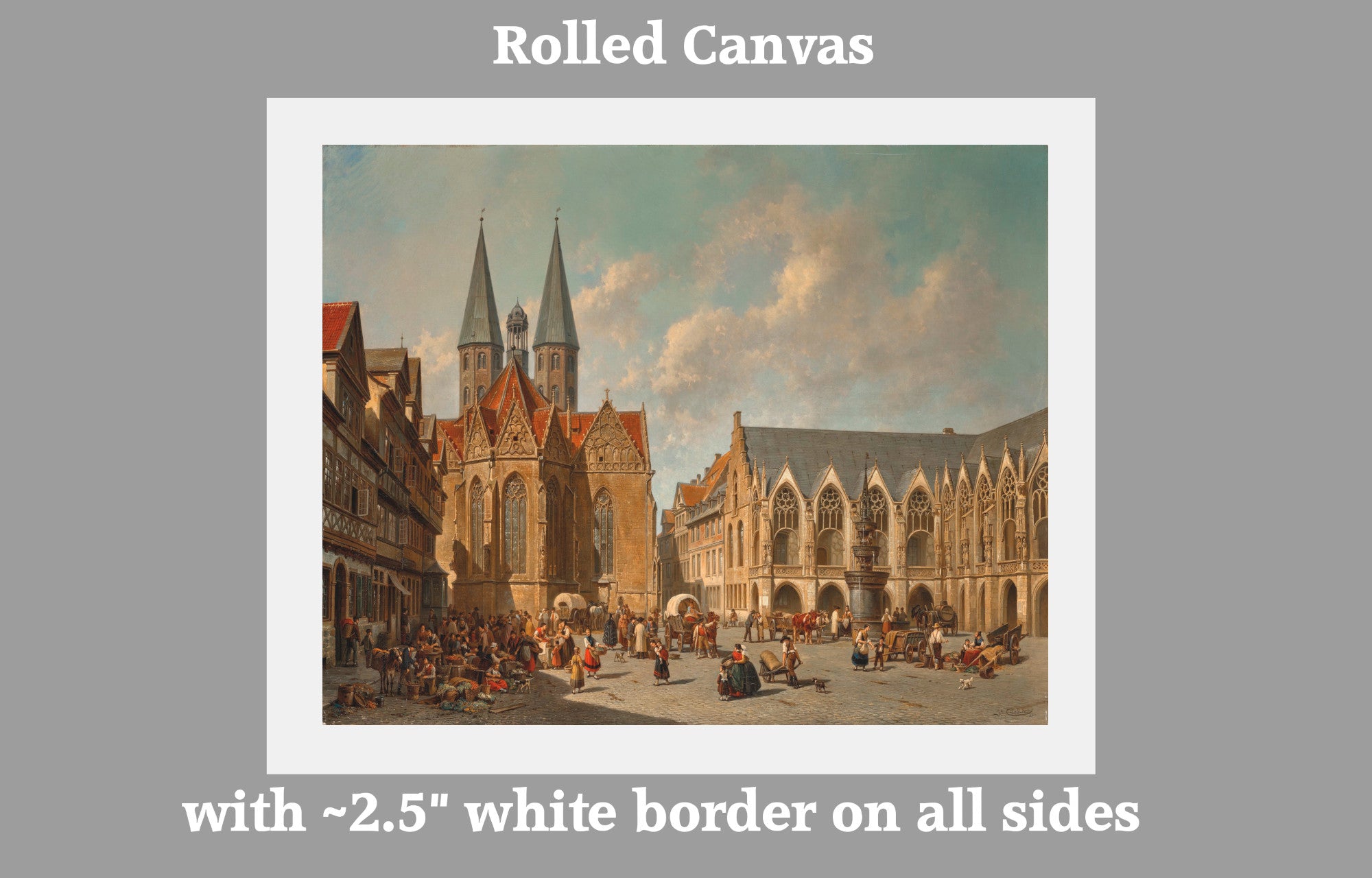 Jacques Carabain, The town square of Braunschweig