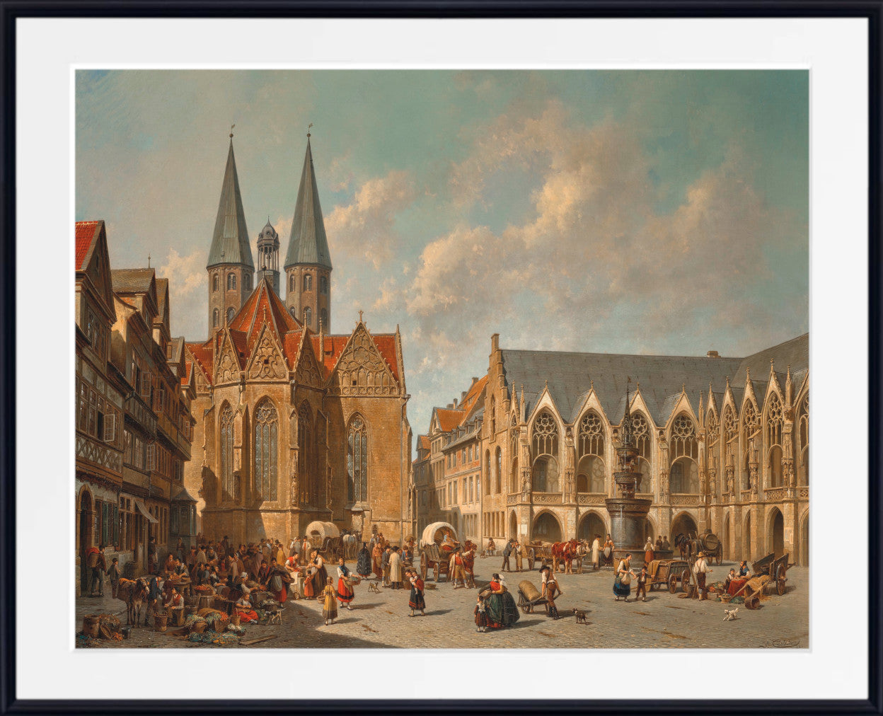 Jacques Carabain, The town square of Braunschweig