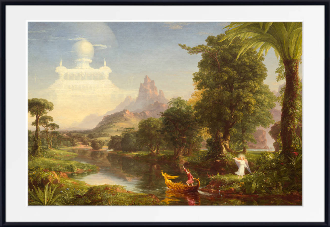 Thomas Cole, Old Masters Fine Art Print, The Voyage of Life: Youth