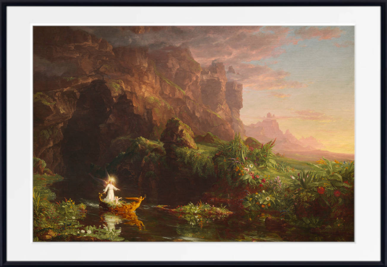 Thomas Cole, Old Masters Fine Art Print, The Voyage of Life: Childhood