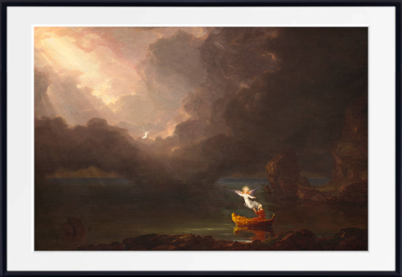 Thomas Cole, Old Masters Fine Art Print, The Voyage of Life: Old Age