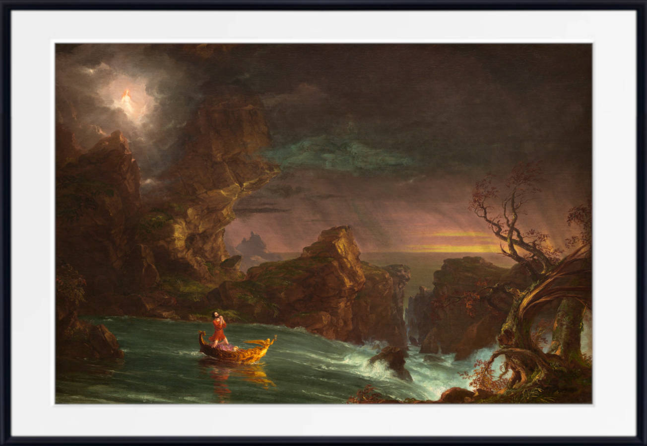 Thomas Cole, Old Masters Fine Art Print, The Voyage of Life: Manhood