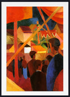 August Macke Print, Tightrope walker (1914)