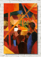August Macke Print, Tightrope walker (1914)