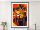 August Macke Print, Tightrope walker (1914)