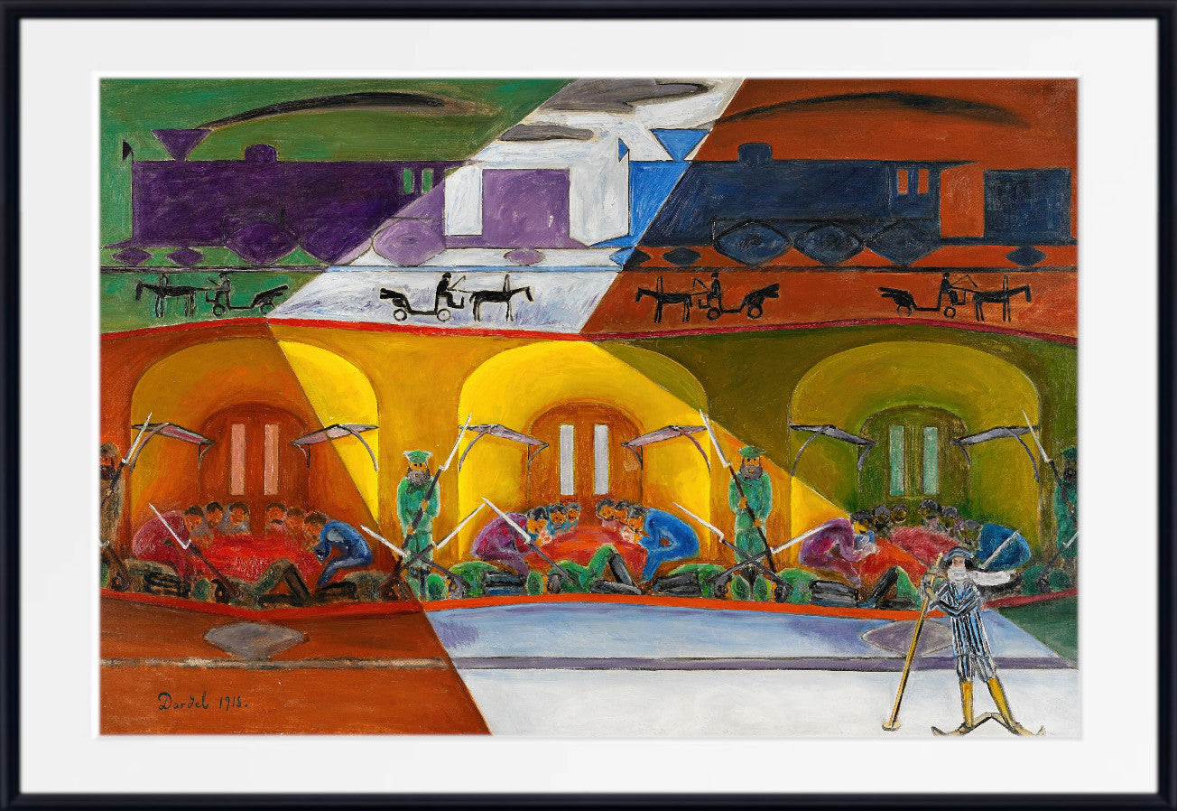 The Trans-Siberian Express (1918), Nils Dardel