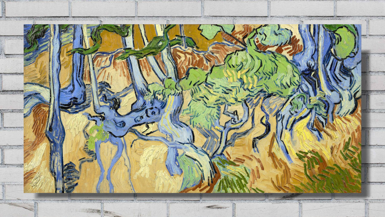 Vincent van Gogh Print, Tree-roots