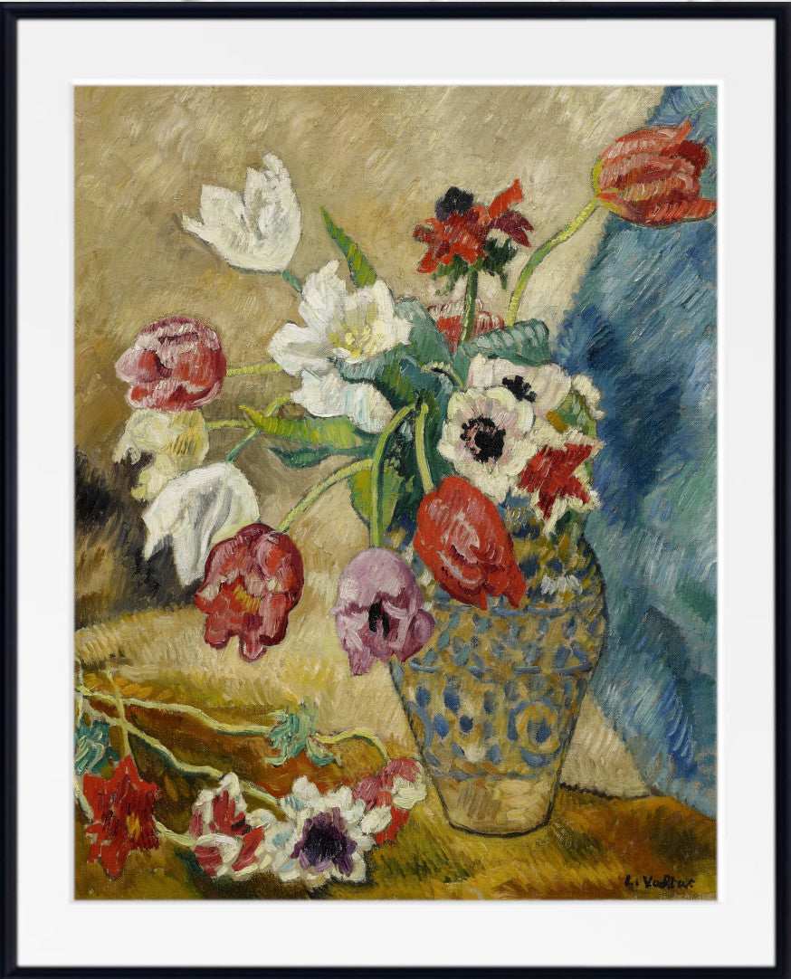 Tulips and anemones (1920) by Louis Valtat
