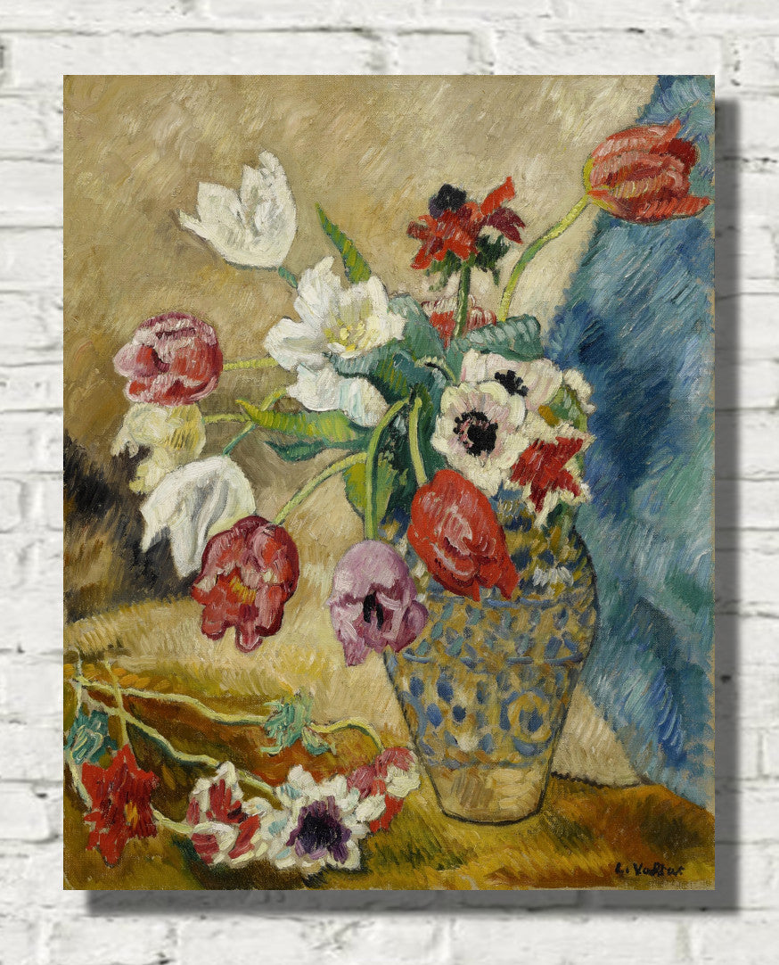 Tulips and anemones (1920) by Louis Valtat
