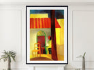 August Macke Print, Turkish Café
