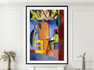 August Macke Print, Turkish Café (1914)