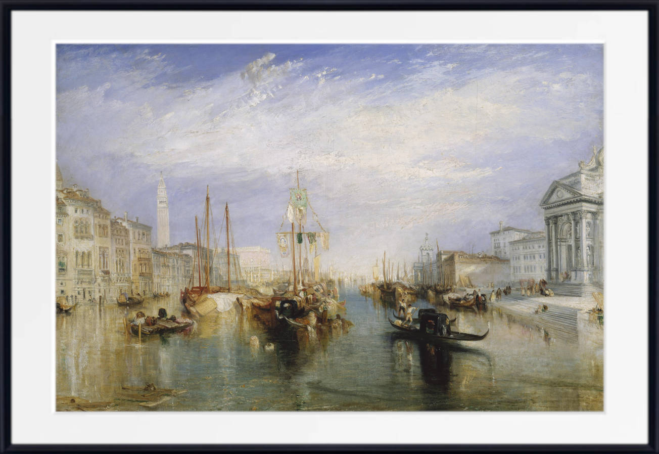 William Turner Print, Venice, The Grand Canal