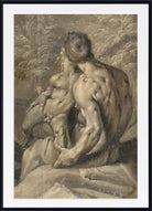 Two Male Nudes (1590) by Cornelis van Haarlem