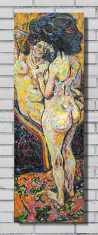 Two Nudes (obverse) (1907) by Ernst Ludwig Kirchner