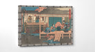 Two Ronin Looking into Yoshiwara, Ando Hiroshige, The Ronin Series