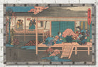 Two Ronin Looking into Yoshiwara, Ando Hiroshige, The Ronin Series
