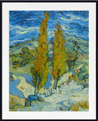 Two Poplars in the Alpilles near Saint-Rémy, Vincent Van Gogh Fine Art Print