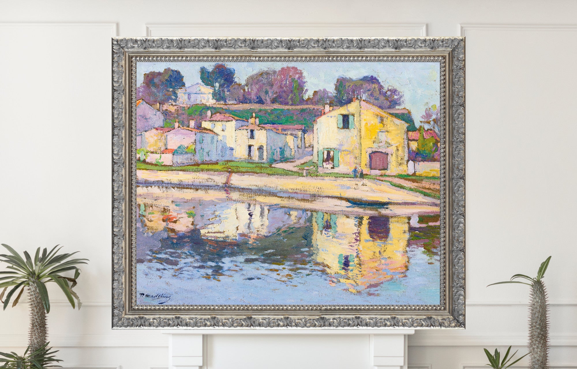 A quay in Taillebourg, Paul Madeline