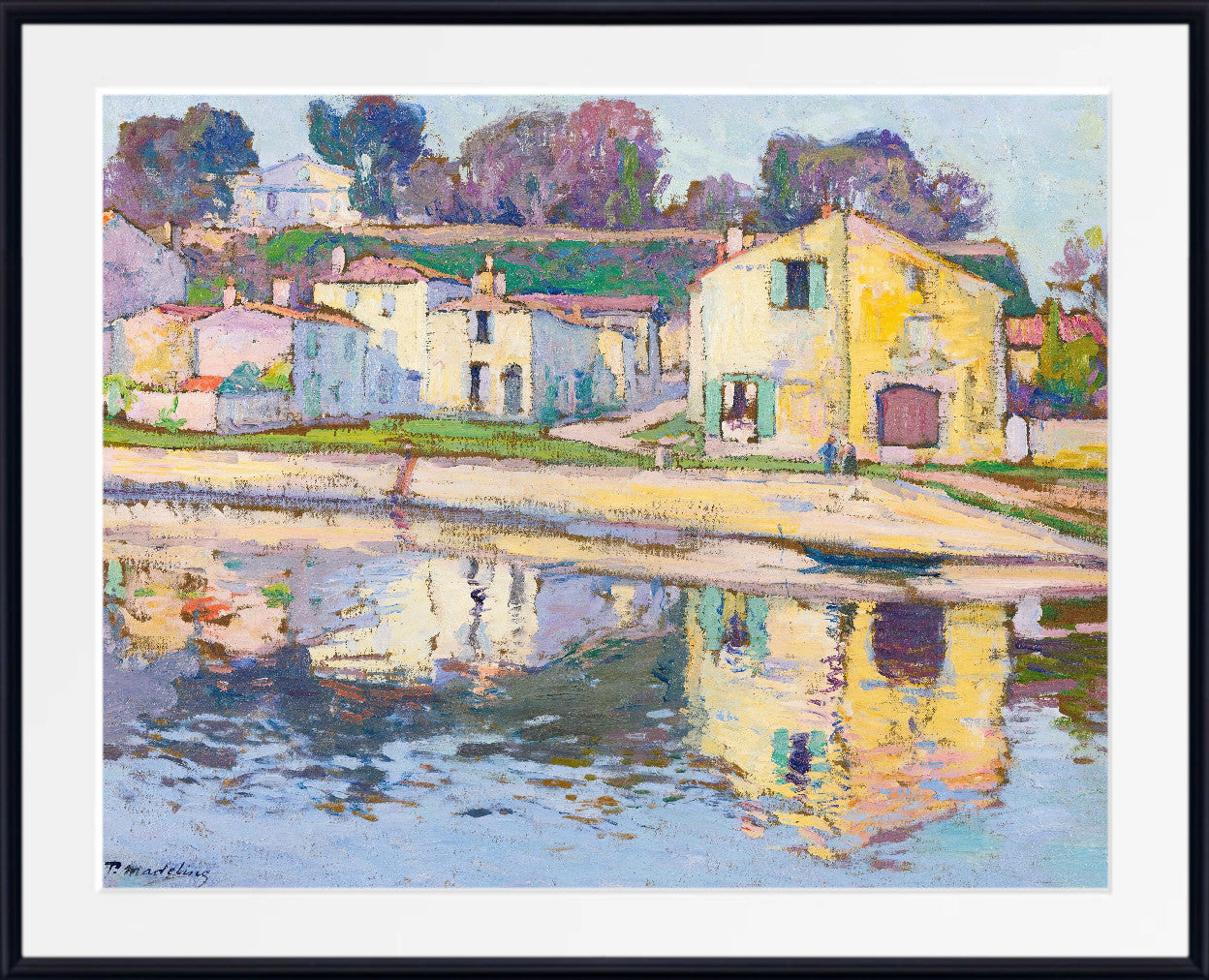 A quay in Taillebourg, Paul Madeline