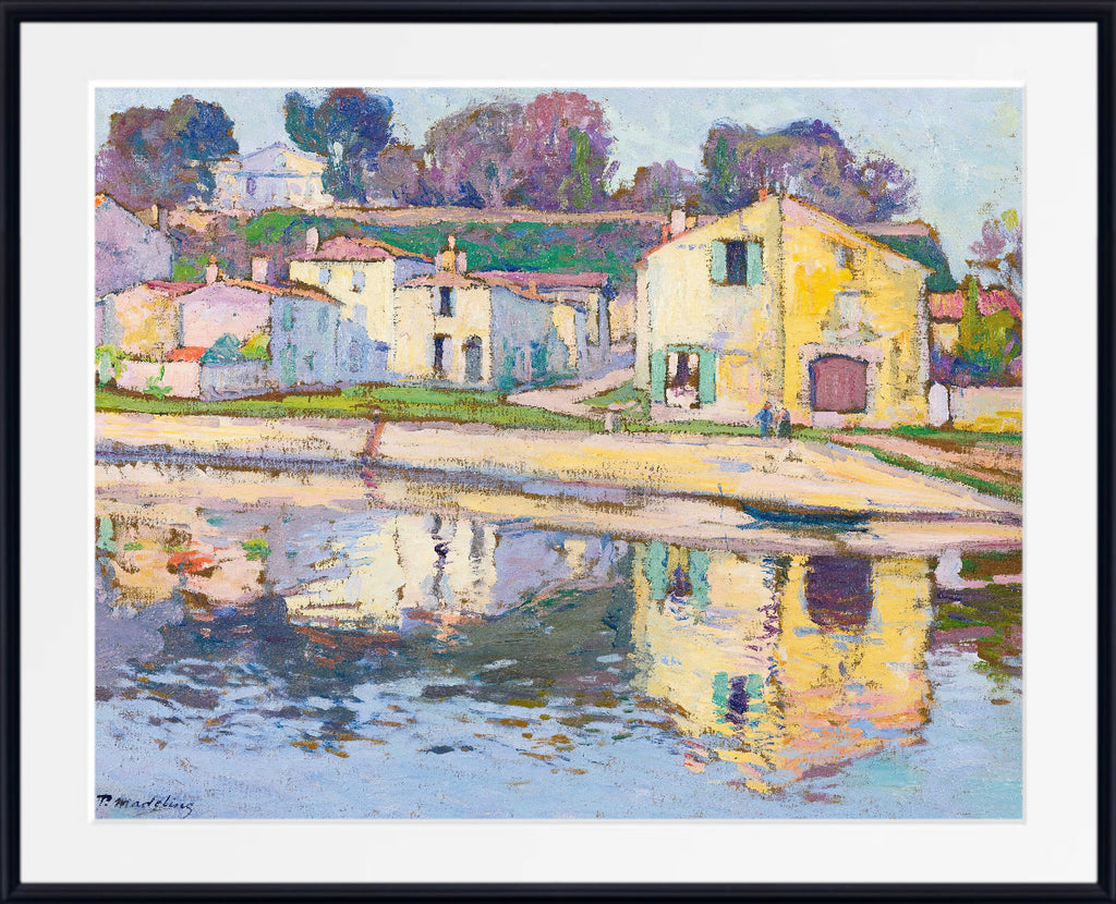 A quay in Taillebourg, Paul Madeline
