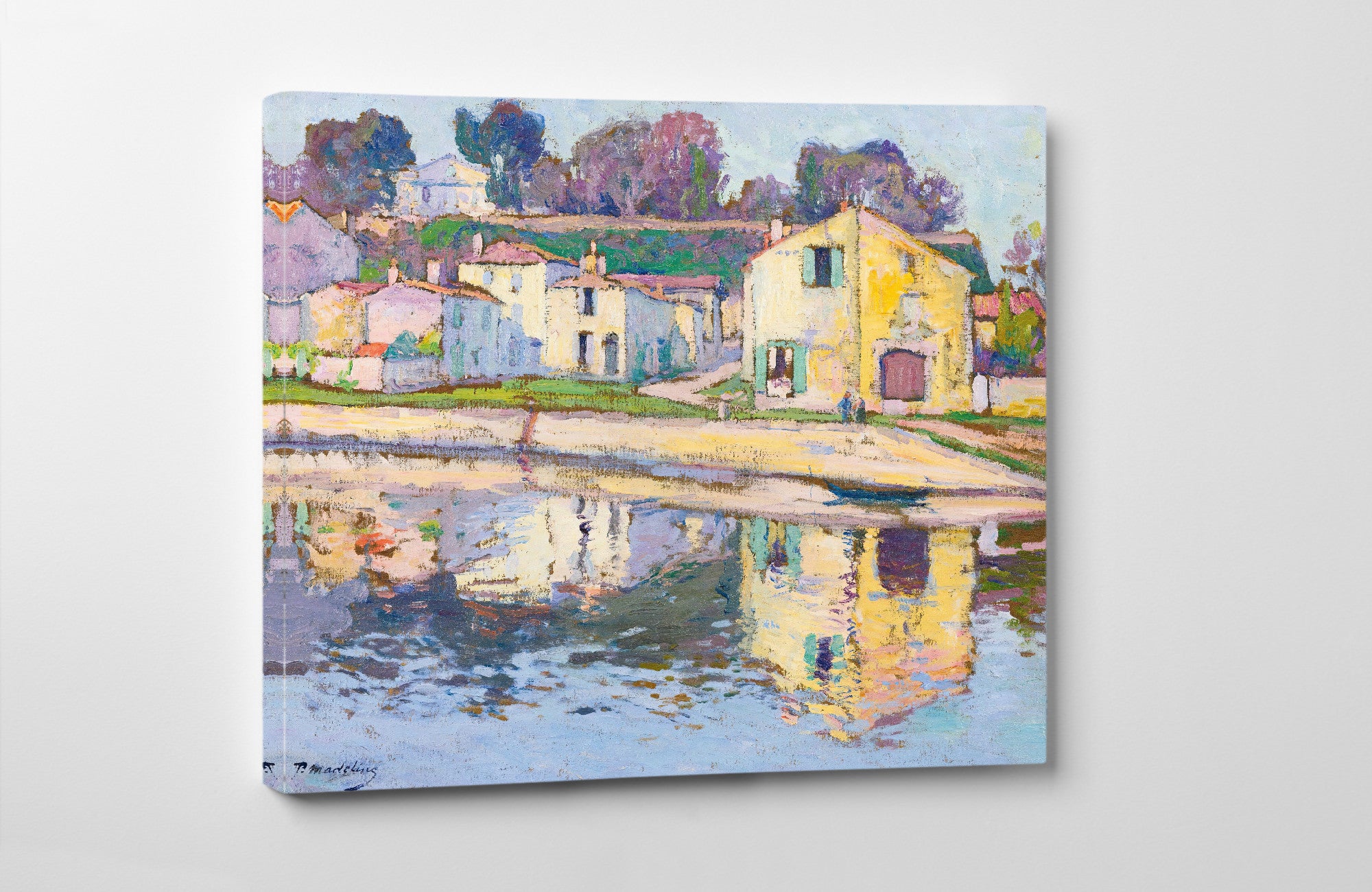 A quay in Taillebourg, Paul Madeline