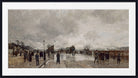 Luigi Loir Fine Art Print, A corner of Bercy, Paris during the flood