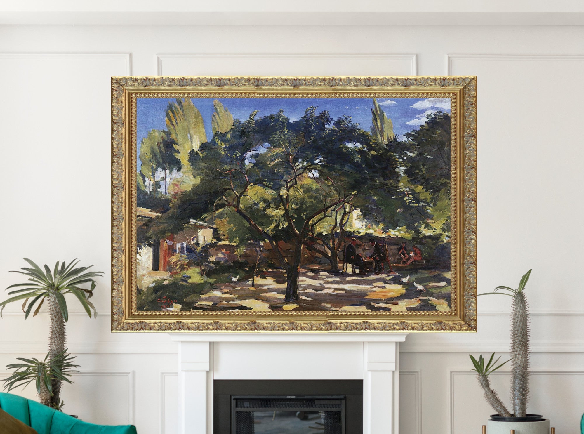 Martiros Sarian Fine Art Print: Under the Apricot Tree