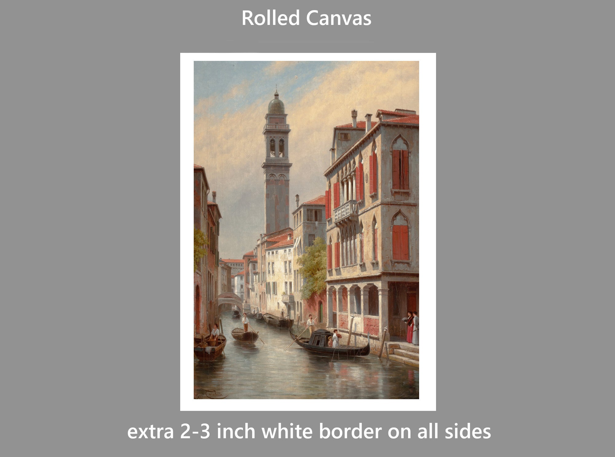 Jacques Carabain, Une Vue a Venise, San Giorgio dei Greci, Italie (1900)