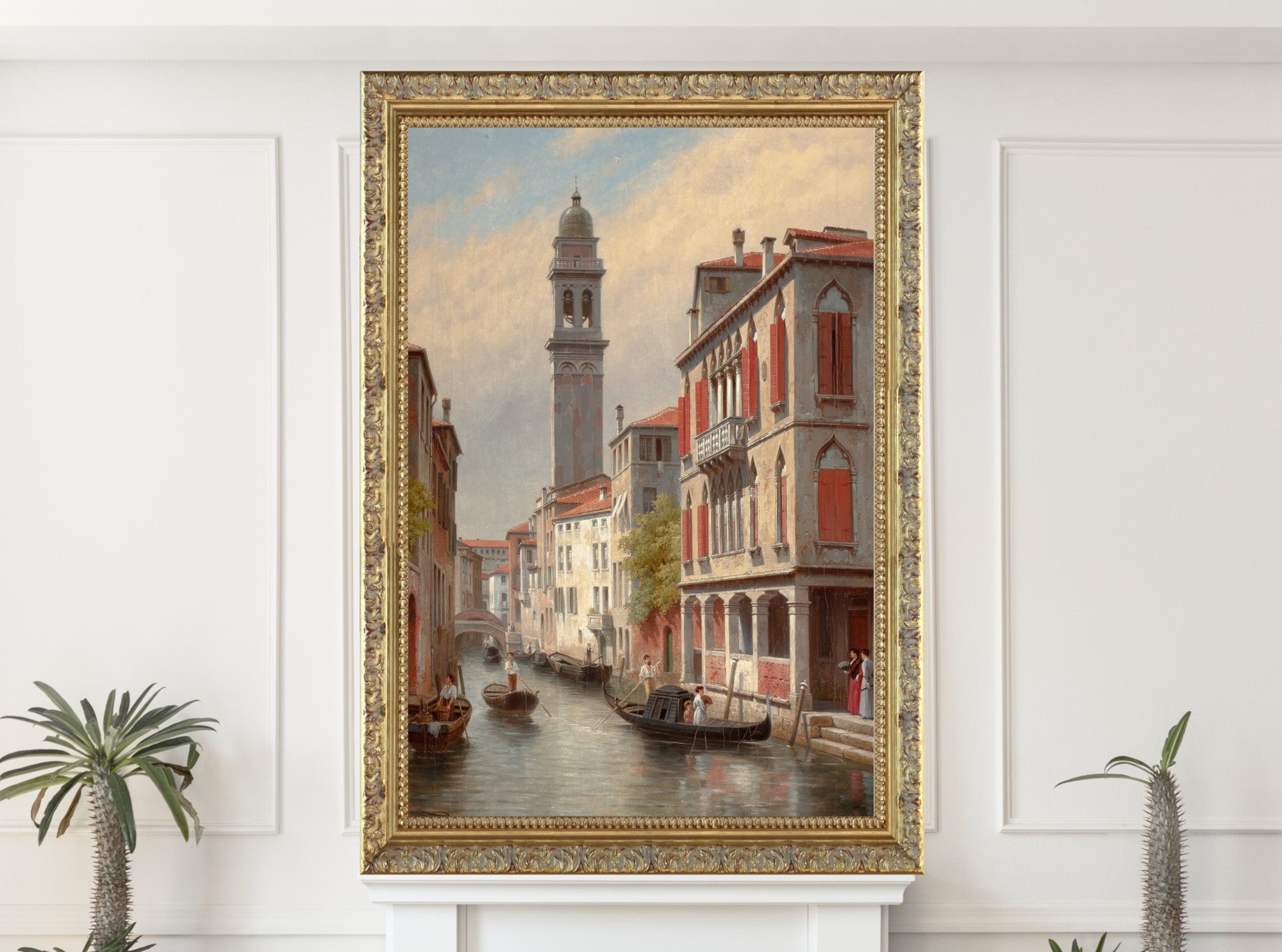 Jacques Carabain, Une Vue a Venise, San Giorgio dei Greci, Italie (1900)