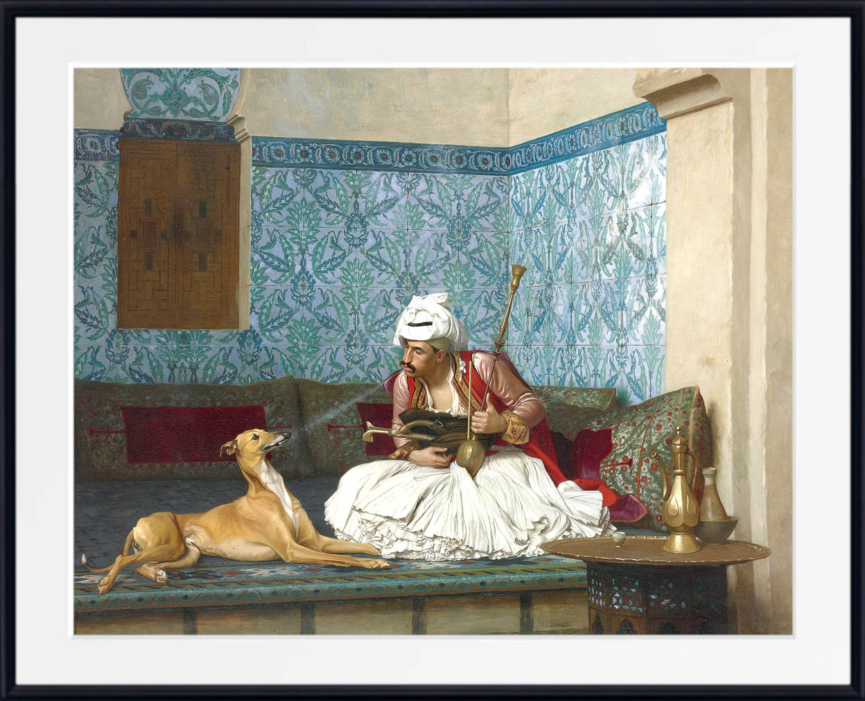 Jean-Léon Gérôme Fine Art Print : Une plaisanterie