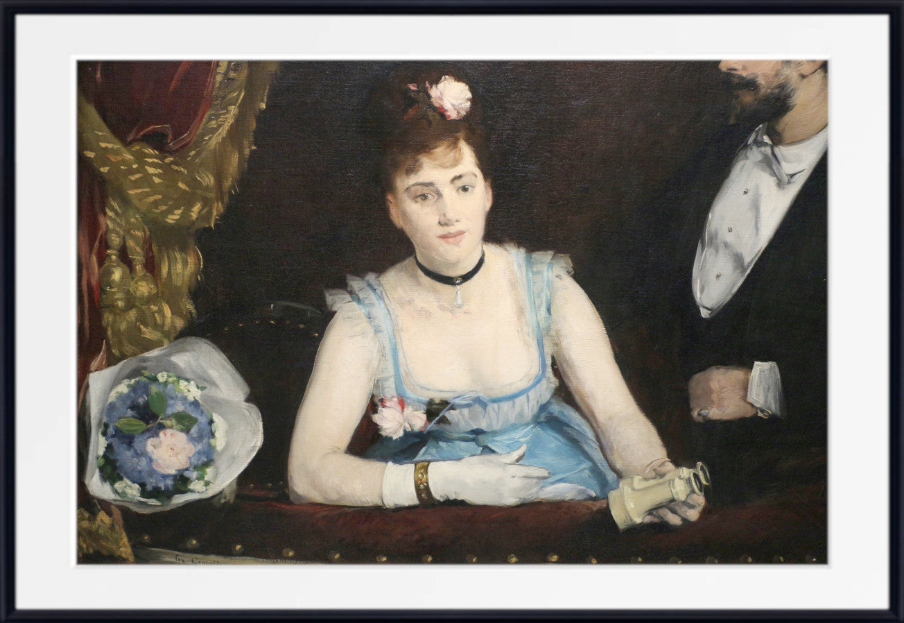 A Box at the Theatre des Italiens (Une loge aux Italiens), Eva Gonzales