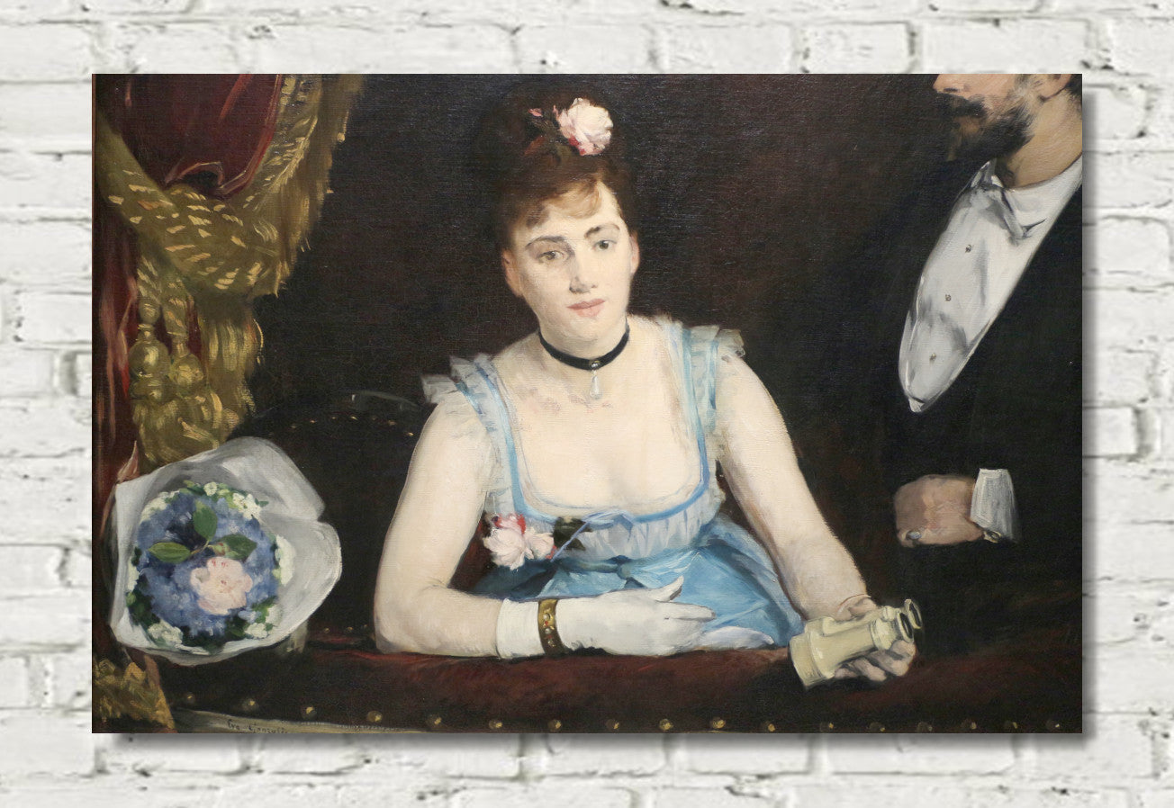A Box at the Theatre des Italiens (Une loge aux Italiens), Eva Gonzales