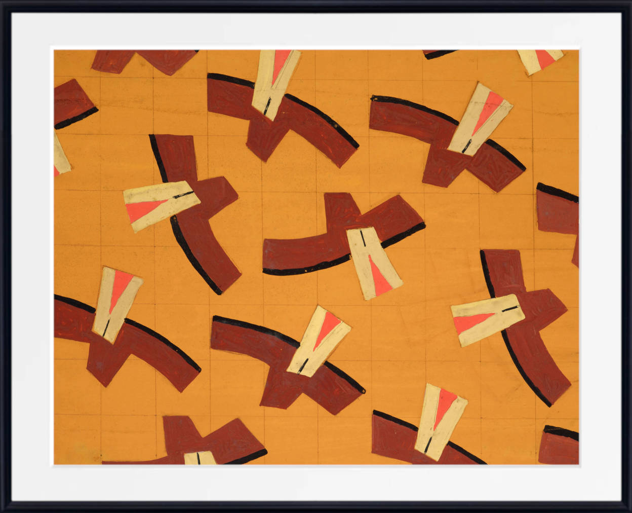 Frances Hodgkins Print, Untitled (Textile design no III)