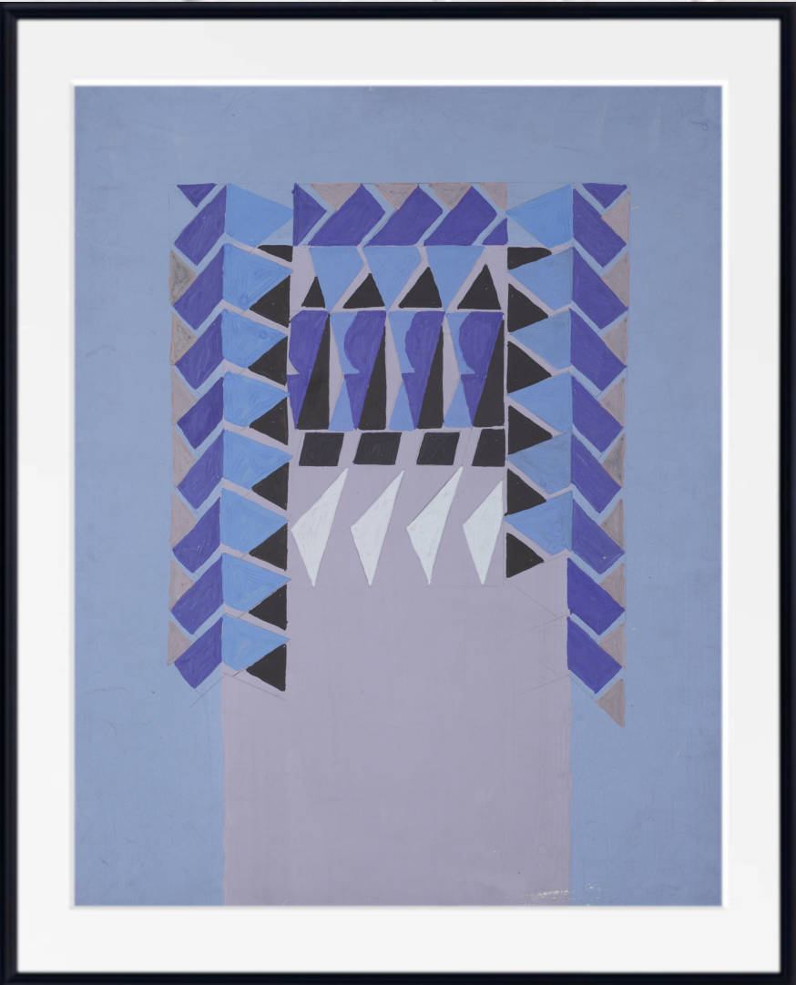 Frances Hodgkins Print, Untitled (Textile design no I)