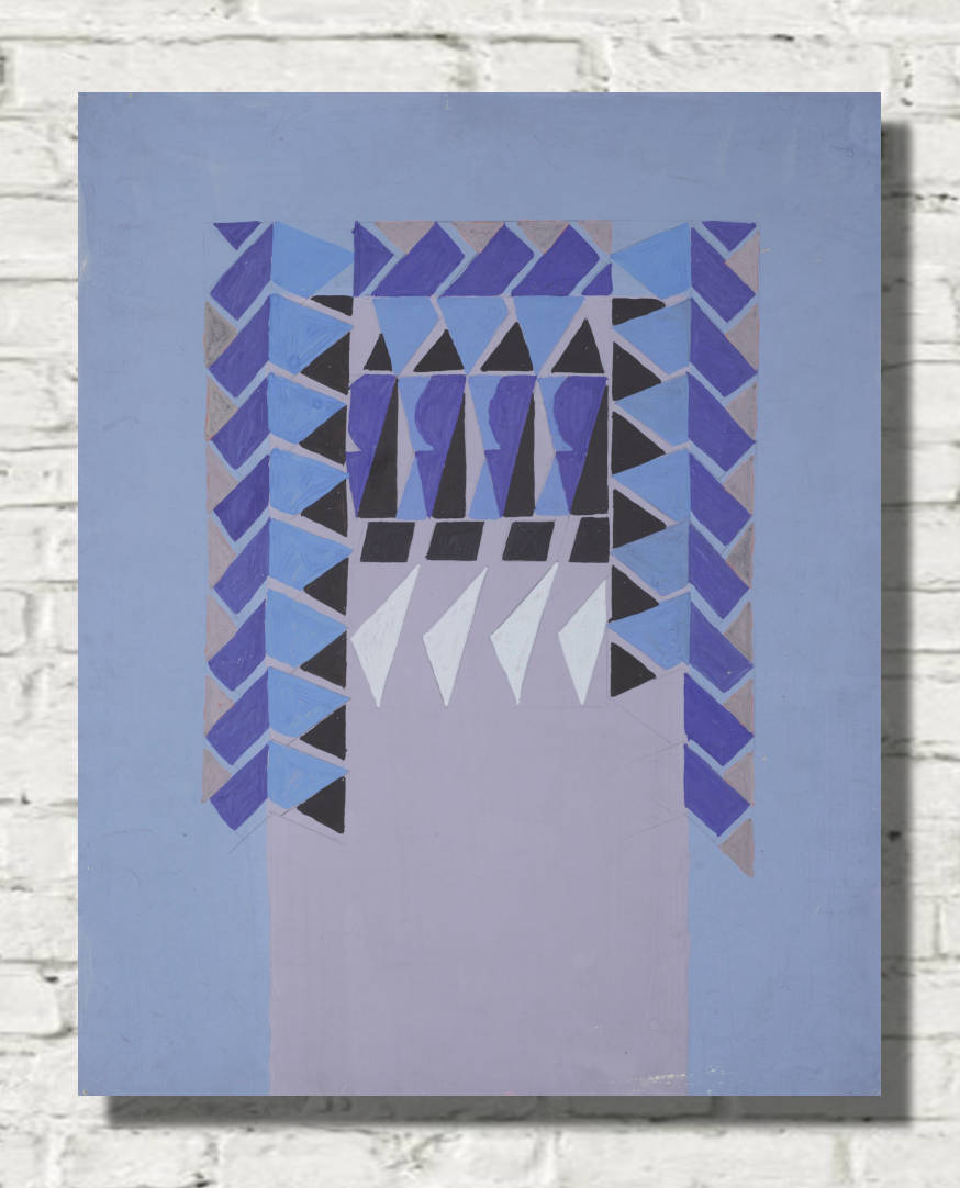 Frances Hodgkins Print, Untitled (Textile design no I)
