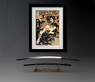 108 Heroes of Suikoden, set of 3 Japanese Warrior Prints, Utagawa Kuniyoshi