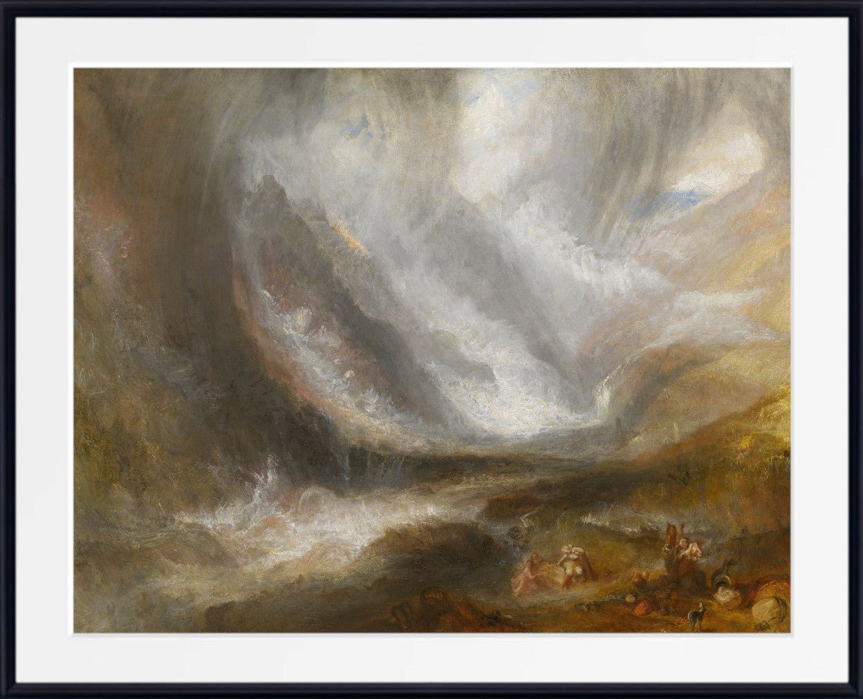 Valley of Aosta; Snowstorm, Avalanche, and Thunderstorm by William Turner