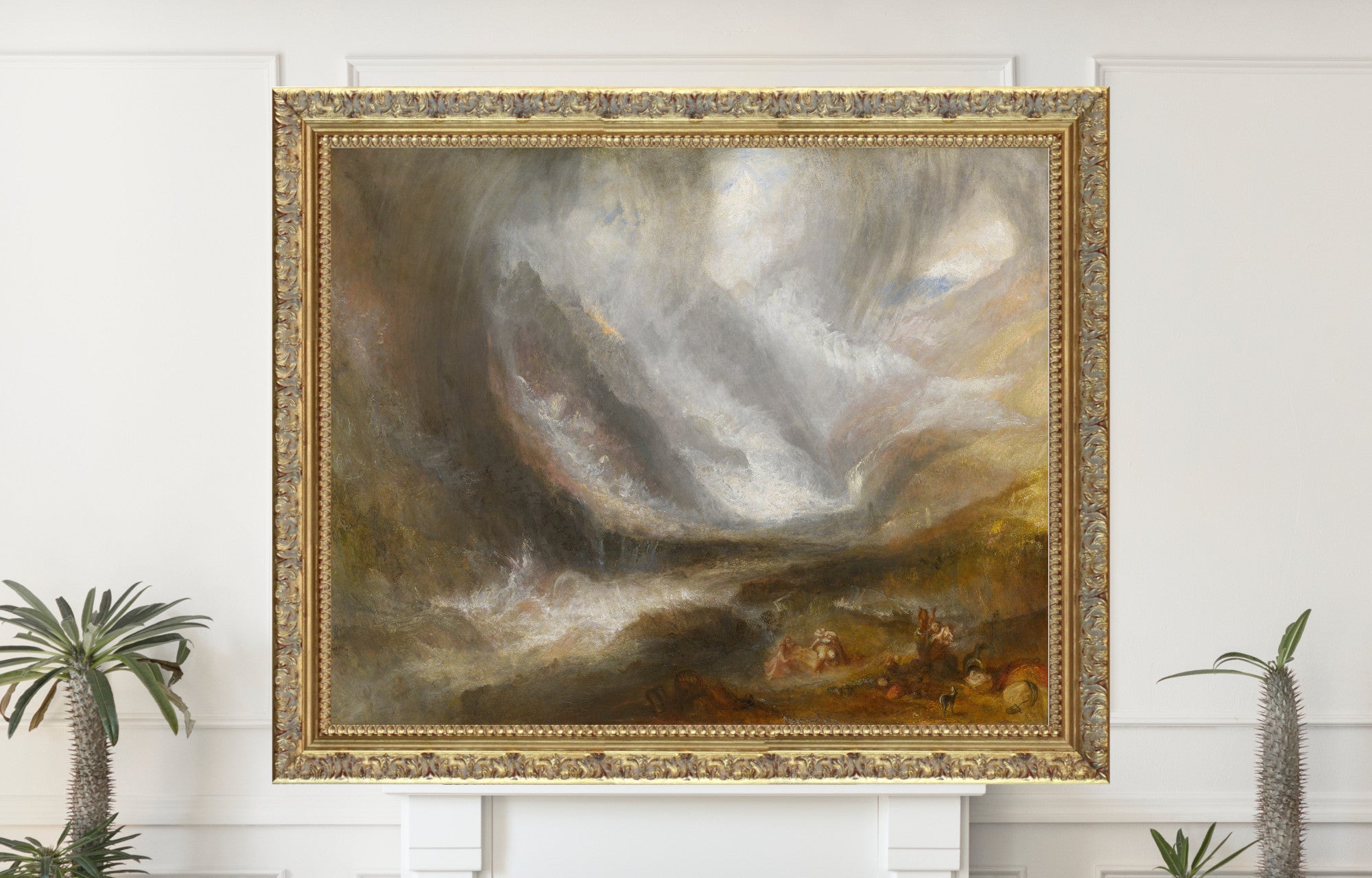 Valley of Aosta; Snowstorm, Avalanche, and Thunderstorm by William Turner