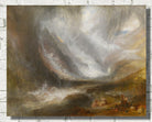 Valley of Aosta; Snowstorm, Avalanche, and Thunderstorm by William Turner
