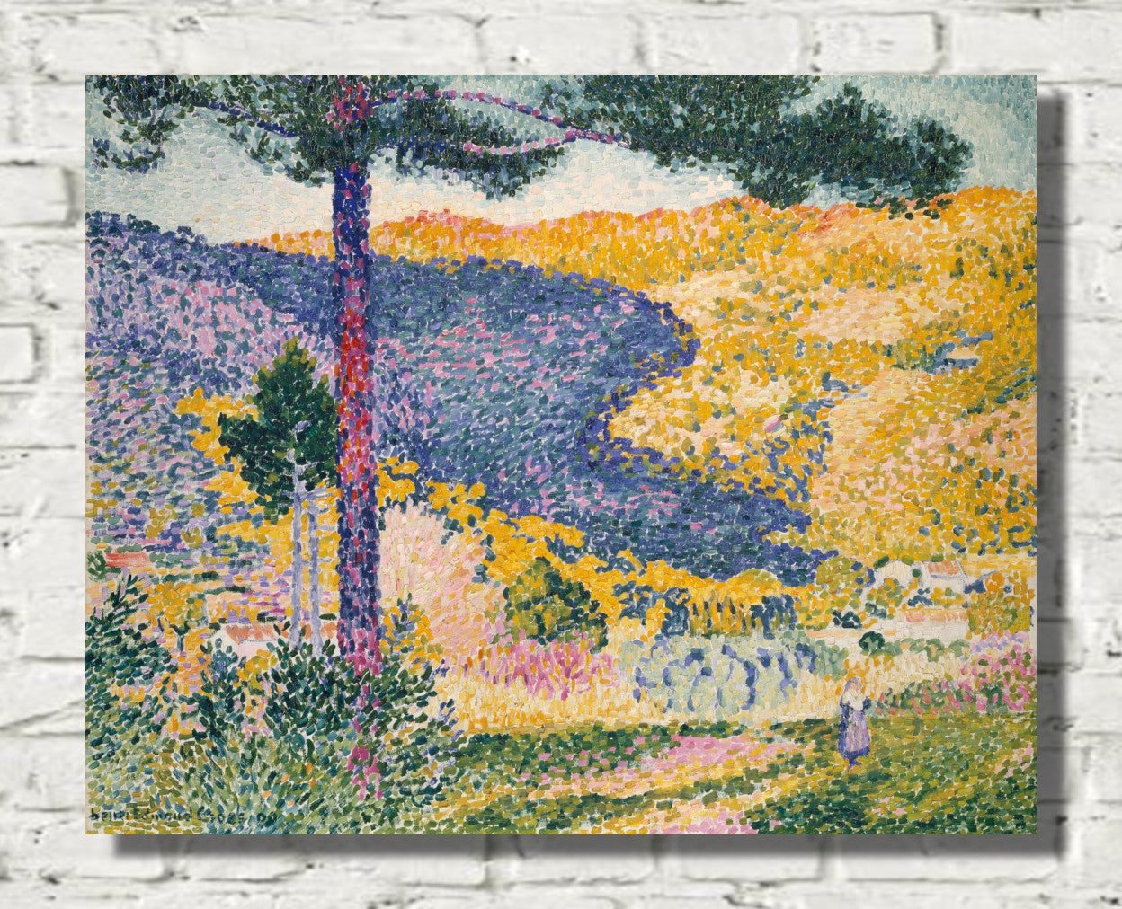 Valley with Fir (Shade on the Mountain), 1909 by Henri-Edmond Cross
