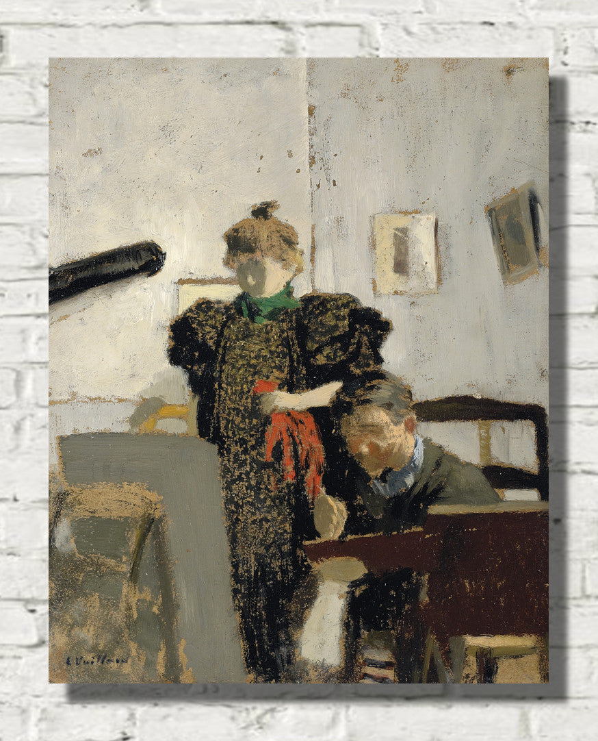 Vallotton at the Natansons by Édouard Vuillard