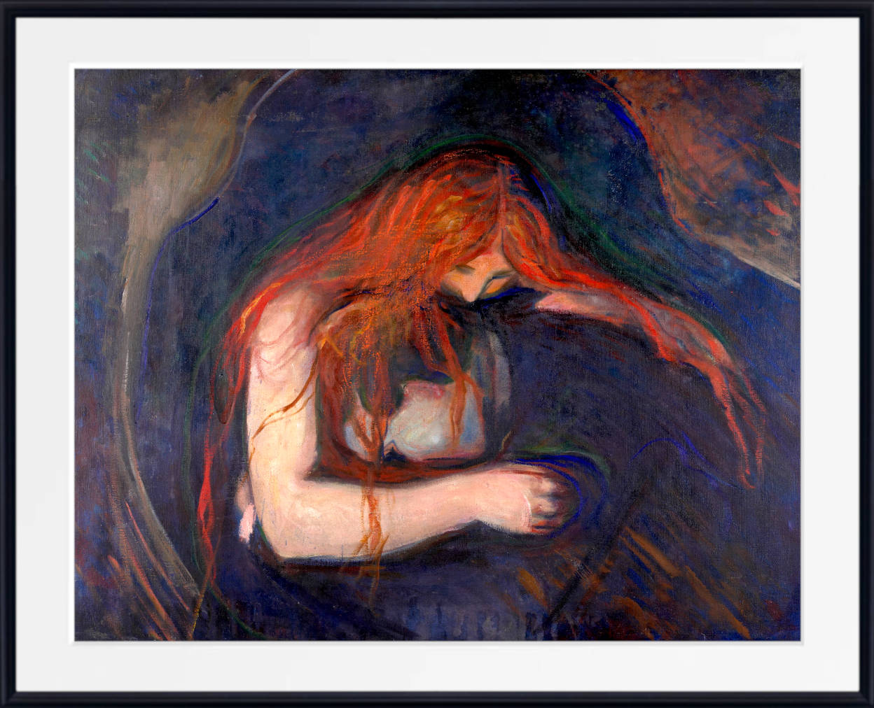 Edvard Munch Fine Art Print, Vampire