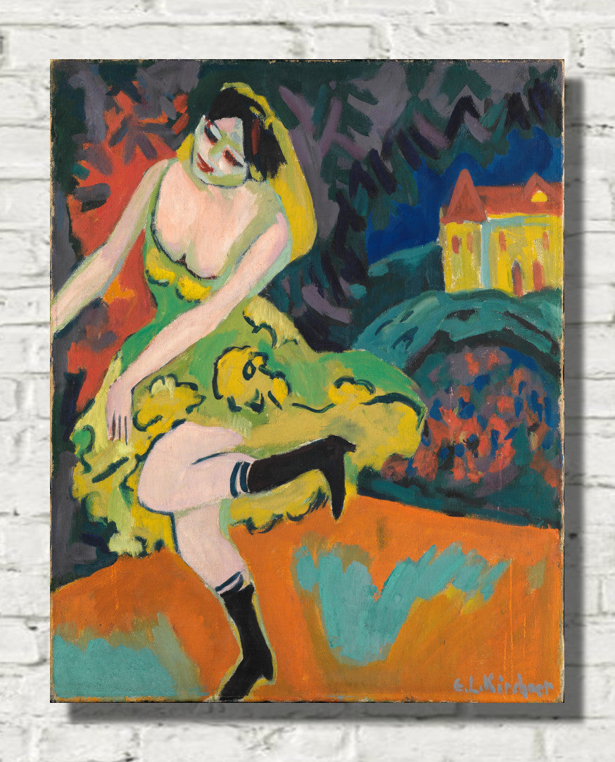 Variety Dancer (1910) by Ernst Ludwig Kirchner