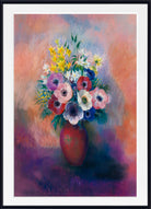 Vase Of Anemones by Odilon Redon