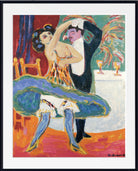 Vaudeville Theater (English Dancing Couple) (1909) by Ernst Ludwig Kirchner